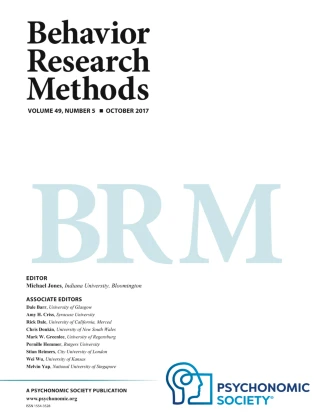 Portada de Behavior Research Methods